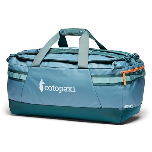 Cotopaxi Allpa 70L Getaway Duffel Blue Spruce and Abyss