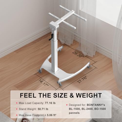 Image of BONTANNY Red Light Therapy Hand-cranked Stand Part 2, Designed Specifically for BONTANNY's BL-1500, BL-2400, BO-1500 Panels! (The Full Stand=Part 1+Part 2)