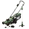 Webb Eco WEV20LM33LT25B4 20V 33cm (14″) Cordless Rotary Lawnmower and 25cm Line Trimmer (Twin Pack) 4Ah Battery & Charger included