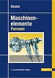  Decker Maschinenelemente - Formeln