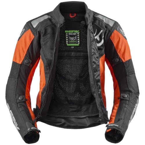 Berik Vephe Damska kurtka motocyklowa tekstylna, czarny/czerwony, 40