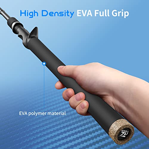 T-Zack Medium Heavy Casting Rod, 1 Piece Bass Fishing Rod, Fast Action Baitcasting Rod With 24Ton Toray Carbon For Saltwater & Freshwater #TOP5