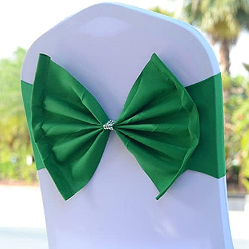 Wedding Chair Sash Decorative Elastic Chair Knot Big Bow Wedding Party Event Hotel Home Chair Sash - Purple (Pink)