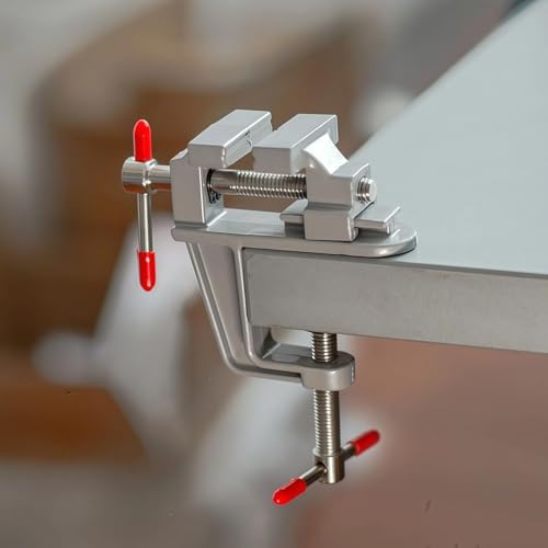 Tornillo De Banco Multifuncional De Aleación De Aluminio, Mini Abrazadera De Banco De Trabajo Para Joyería, Herramienta Manual Y Construcción De Metal