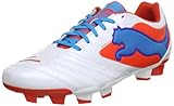 Puma Puma Powercat 3 FG, Botas de fútbol para Hombre, Blanco-Weiß (Metallic White-Orange.com 02), 42 EU