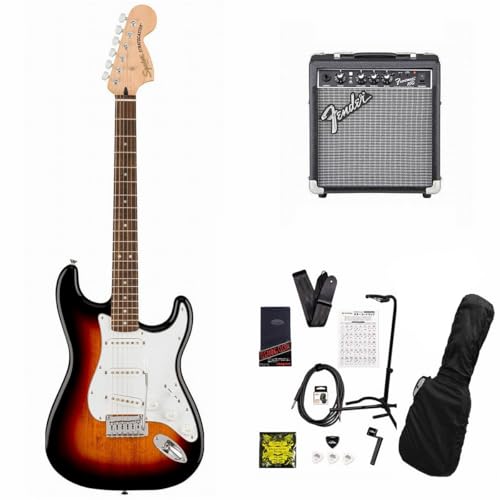 Squier Affinity Series Stratocaster Laurel FB WH PG 3-Color Sunburst GLM^[ 10WAvtGLM^[S҃ZbgR