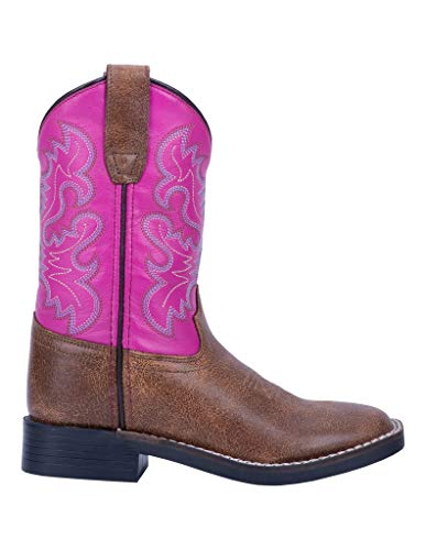 Dan Post Girls' Punky Western Boot Wide Square Toe - Dpc29792