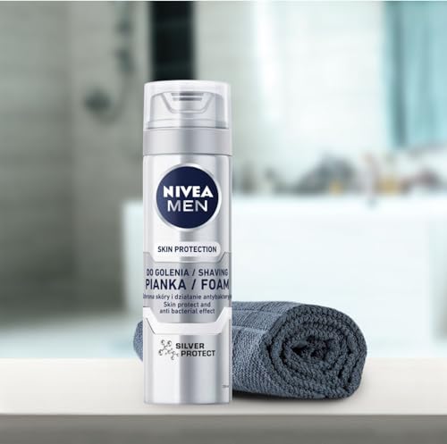 Nivea Men Silver Protect Rasierschaum 200 ml