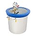 Vacuum Chamber, 3 Gallon Tempered Glass Lid Stainless Steel Vacuum Chamber, Single Stage Vacuum Pump and Chamber Kit Perfect for Stabilizing Wood and Silicone Degassing