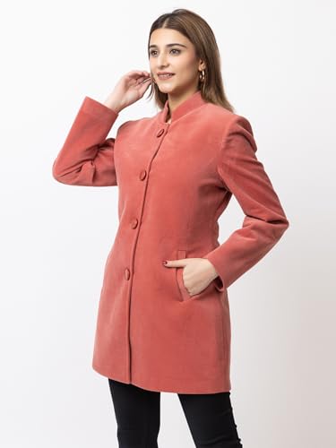 Image of TWENTY ME Winter Wear Casual Wear Soft & Warm Full Sleeve Wool Blend Coat for Women's (4126)