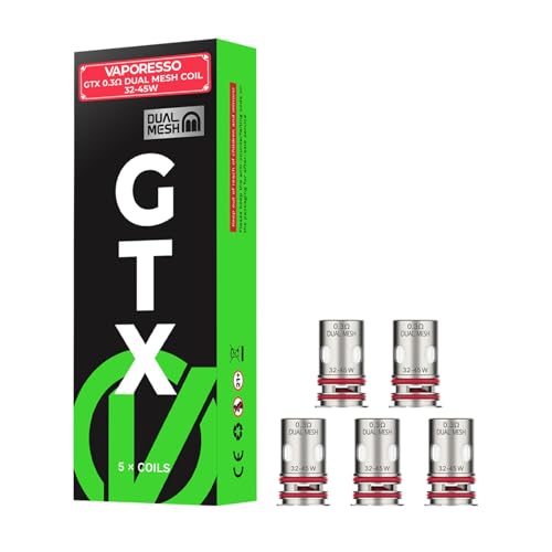 Lot de 5 bobines pour cigarettes électroniques Vaporesso Target PM80 GTX [maille 0,3 ohm]