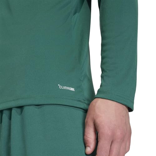 adidas Herren Entrada26 Long Sleeve Jersey Shirt, Team Dark Green/White, M – Ansicht 5