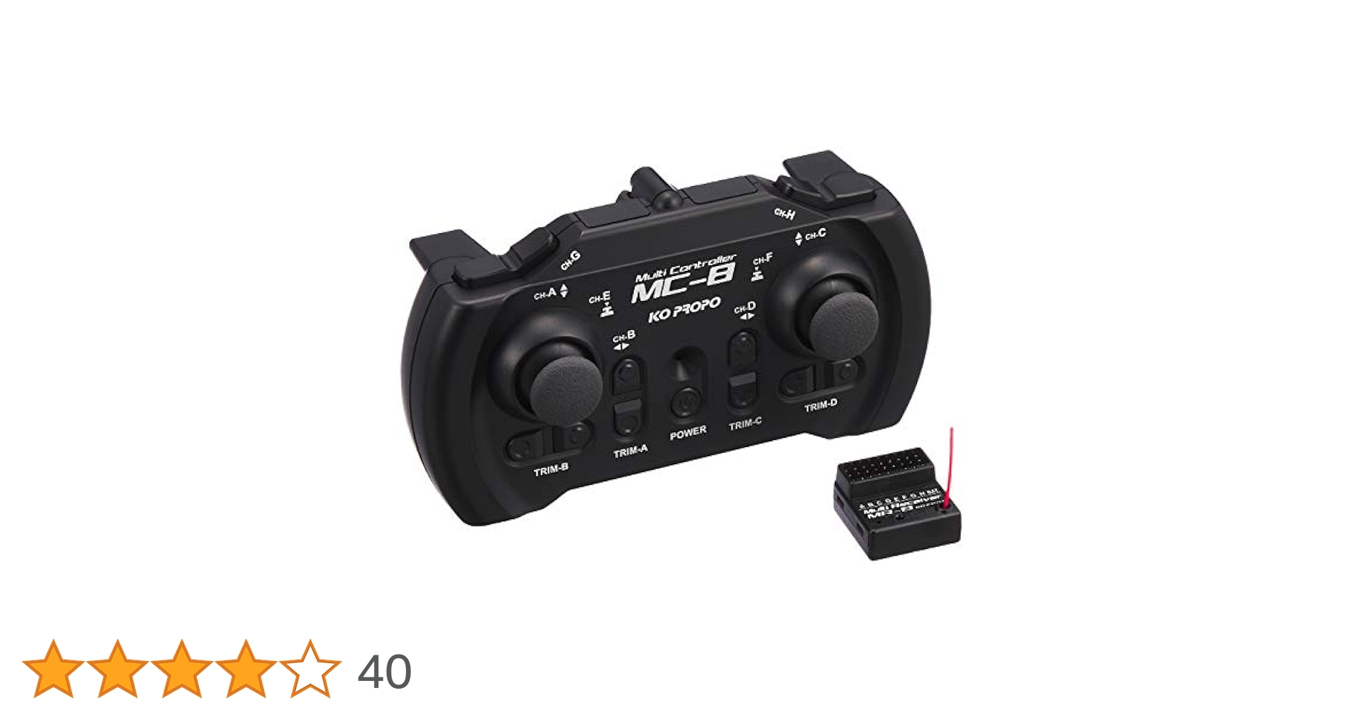 【使用極少】KO MC-8送信機、MR-8受信機セット Amazon | 近藤科学 MC-8 2.4GHz MX-F 送受信機セット (MR-8付