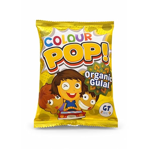 Image of Colour Pop Organic Gulal|Yellow|80g