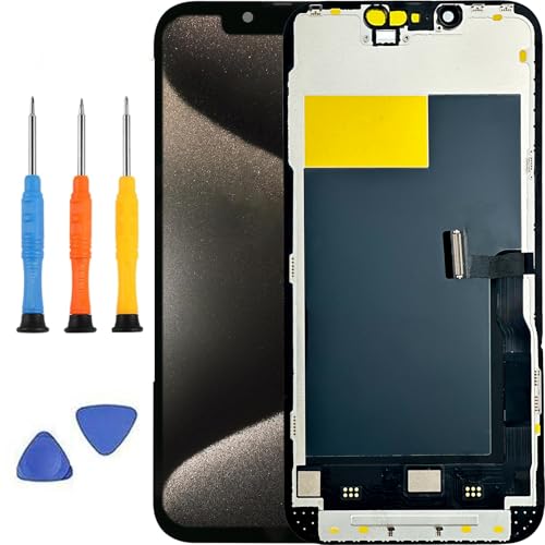 Tefnkiee for iPhone 13 Pro Screen Replacement for iPhone 13 Pro 5G Screen Replacement A2636 A2483 A2639 A2638 A2640 LCD Display digitizer Touch Screen with Tools Black 6.1 Inch