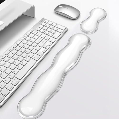 Repose-poignet ergonomique en silicone transparent de qualité supérieure - 3