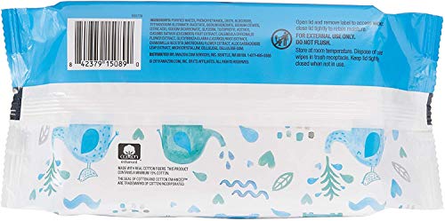 Amazon Brand - Mama Bear 99% Water Baby Wipes, Hypoallergenic, Fragrance Free, 72 Count #TOP3