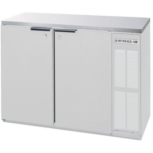 Standard Depth Pass-Thru Back Bar Cooler in Stainless Steel by Beverage Air – Model BB48YF-1-S-PT
