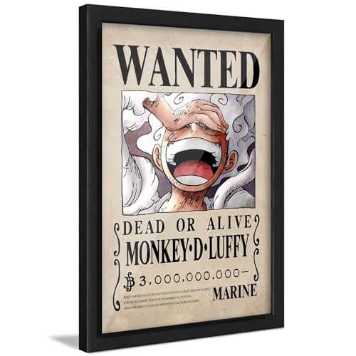 Image of ArtLyft Demon Slayer Anime Wall Frame A4 | Rengoku Quote Poster Frame | Motivational tanjiro - renguko Wall Art | Otaku Room Decor | Anim Lover Gift (Wanted Luffy)