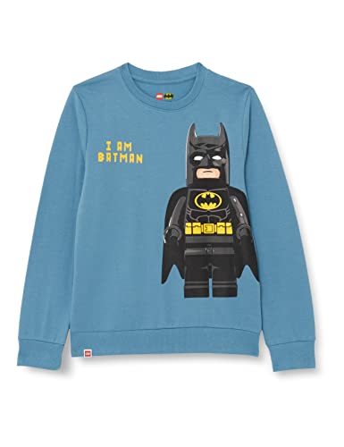 LEGO Batman Jungen Sweatshirt Pullover M12010643 Sudadera, 559, 134 Niños Unisex