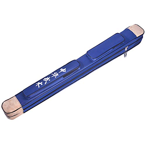 Taiji svärdväska, Turn Plysch Dubbellager Oxford Duk Ancient Style Multifunktion Rygg, Röd (Color : Blu)