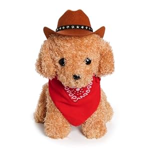 choyaxo Pet Cowboy Costume Halloween Costumes for Dogs Cat Cowboy Hat with Bandana Scarf (Small) choyaxo Pet Cowboy Costume Halloween Costumes for Dogs Cat Cowboy Hat with Bandana Scarf Small