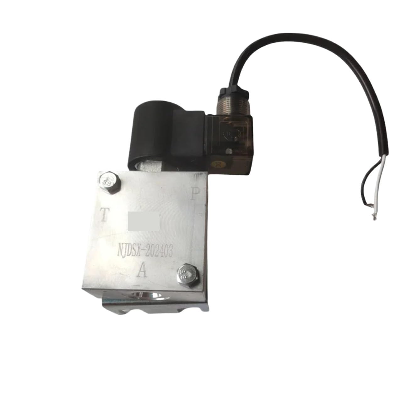 Électrovanne hydraulique anti-chute de godet pour attache rapide 24V
