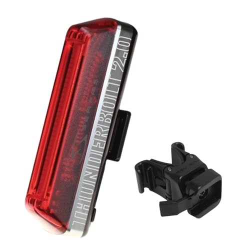 Serfas Thunderbolt 2.0 Tail Light Bicycle Night Riding 7 Modes 50 Lumens