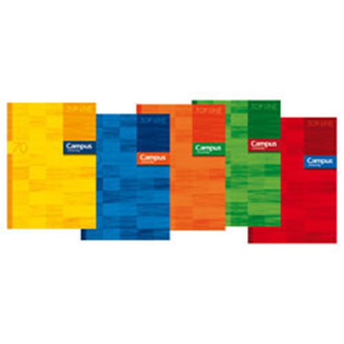 Campus University 001601 - Pack de 10 cadernetas agrafadas, A4