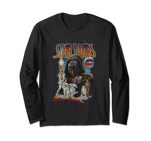 T-shirt Star Wars manches longues cadeau parfait pour anniversaire de fan de science-fiction