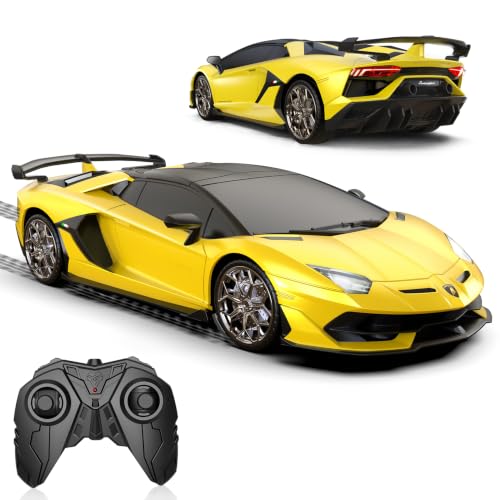 AEROQUEST 1:16 Lamborghini Remote Control Car （Yellow）
