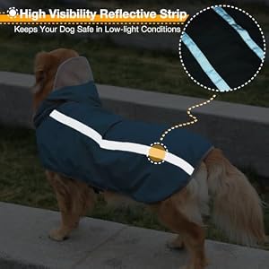 Lelepet Dog Rain Coat Medium Dog Raincoat with Hood Dog Rain Coats for Medium Dogs Waterproof Dog Rain Jacket Adjustbale Dog Poncho Sliker Reflective Lightweight Rain Coats for Dogs with Leash Hole Lelepet Dog Rain Coat Medium Dog Raincoat with Hood Dog Rain Coats for Medium Dogs Waterproof Dog Rain Jacket Adjustbale Dog Poncho Sliker Reflective Lightweight Rain Coats for Dogs with Leash Hole