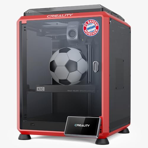 Creality K1C 3D Printer, 600mm/s Fast Speed Clog-Free Extruder Auto Leveling 3D Printers with AI Camera for 300°C Printi