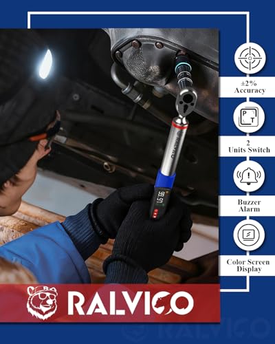 RALVICO Digital Torque Wrench 3/8