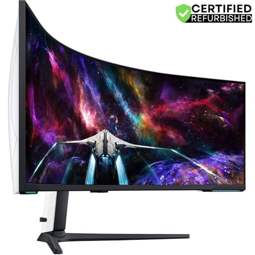 Image of Samsung LS57CG952NNXZA 57 inch Odyssey Neo G9 Curved Gaming Monitor (Renewed) Bundle with 2 YR CPS Enhanced Protection Pack