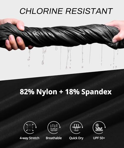 DIBAOLONG Women's Swim Shorts 7" High Waisted Quick Dry UPF 50+ Beach Board Shorts for Women with Liner & Pockets4