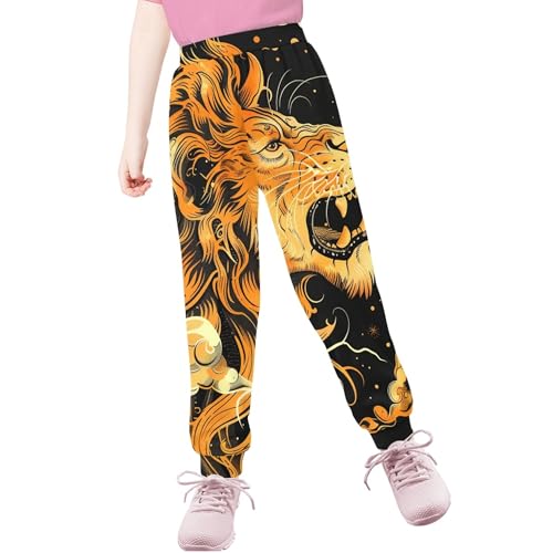 Sweatpants for Boys Fall Elastic Waist Baggy Pants with Pockets Casual Bundle Foot Spring Jogger Trousers 5