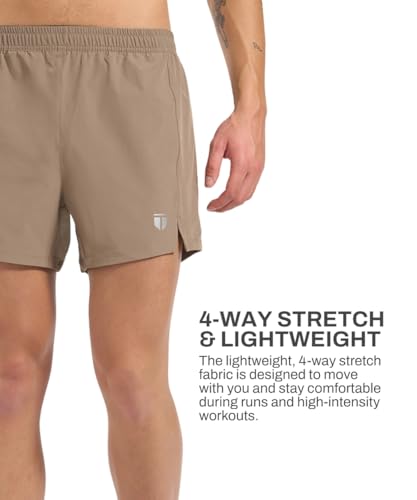 Image of TEGO Pacer 4 inch Running Shorts (Unlined) | Men's Lightweight Performance Shorts | 4-Way Stretch | Moisture-Wicking & Quick-Dry | Running Shorts