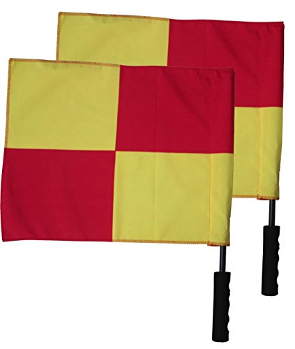 Martin Sports Linesman Flags, Checkerboard Design, Set of 2