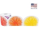 Teacher Created Resources Colorful Poms Scalloped Die-Cut Rolled Border Trim - 50ft - Decorate Bulletin Boards, Walls, Desks, Windows, Doors, Lockers, Schools, Classrooms, Homeschool & Offices