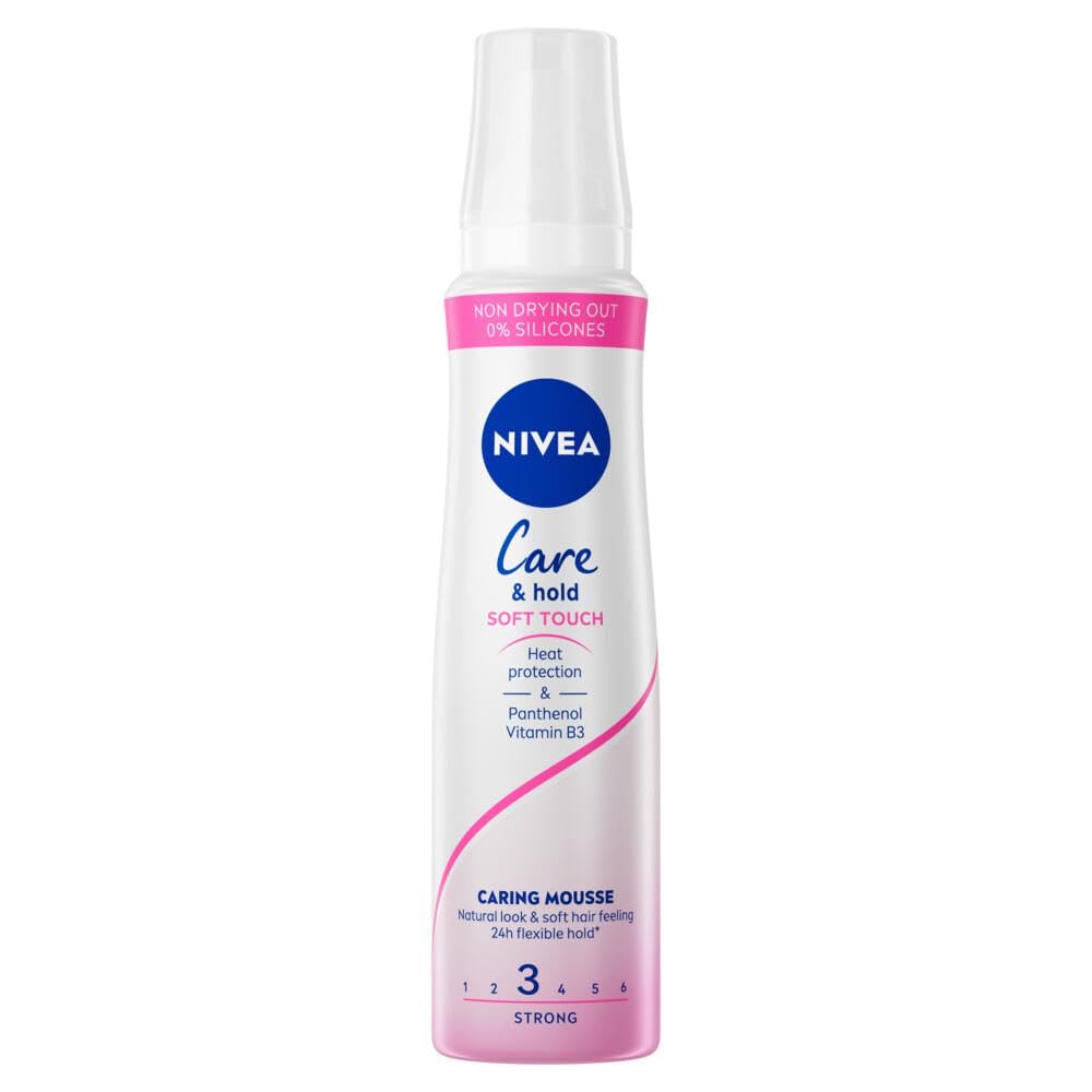 6er Pack - Nivea Haarschaum – Pflege & Halt Soft Touch Nr. 3-150ml