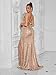 ADYCE Elegant Evening Dress Women Party Long Formal Dress Sequined Strap Ladies Gown Bodycon Floor Length Female Outfits (Golden,Medium)