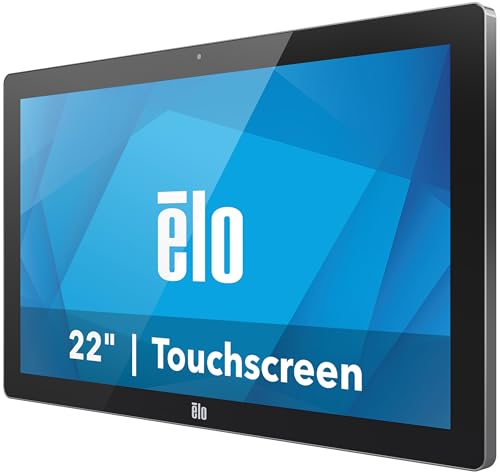 Image of Elo I-Series 5 Steel Android 21.5 inch Touchscreen Computer | TouchPro PCAP 10 Touch, 1920 x 1080, Qualcomm QCS6490, Android 14, 8GB RAM, 64GB SSD, Black, with PoE