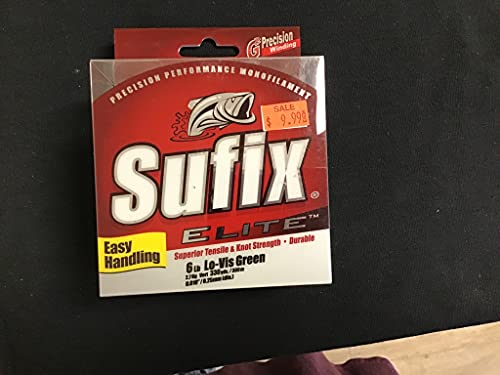 Ligne de pêche Sufix Elite 2,7 kg en bobine de 301,8 m idéale pour vos sorties en rivière