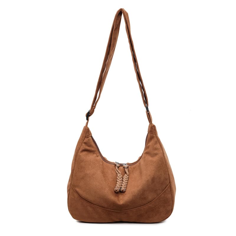 Bolsa de hombro para mujer estilo vegano ultraligera miniatura 1
