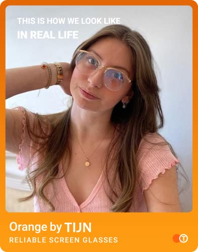 Tijn Blue Light Blocking Vintage Round Metal Optical Eyewear Clear Eyeglasses Frame For Women #TOP1