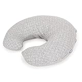 Incluye bolsa de transporte Ceba Baby Cojín Multifuncional de Poliestireno Microperla Physio Cojín de Enfermería - CARO Acolchado Gris