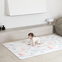 Amazon.co.jp: Dwinguler もちもちクッションプレイマット 防水 140