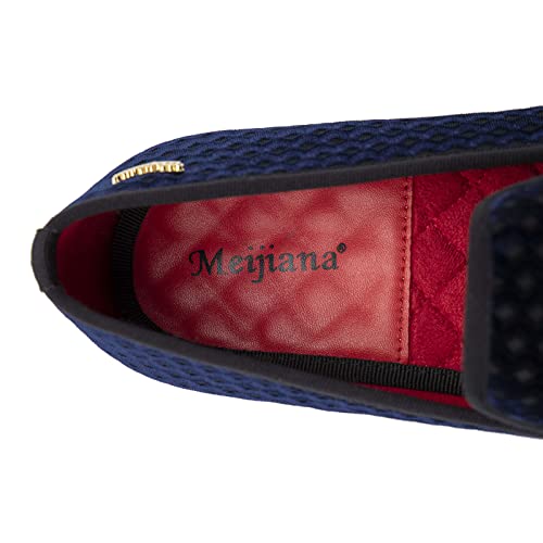 Image of Meijiana Mens Loafers Wedding Dress Shoes Slip-On Loafers for Men Tuxedo Suit Shoes