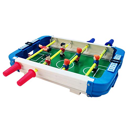 ErYao Tabletop Foosball Table- Portable Mini Soccer Game Set- Classic Mini Table Top Foosball, 25x27x5cm (B)